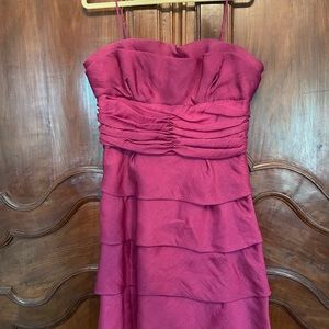 Women’s cocktail dress by Maxand Cleo in size 14 and color is in bc pink &purple